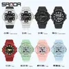Reloj para estudiante, reloj electrónico luminoso de doble pantalla multifuncional, reloj electrónico deportivo impermeable para natación para jóvenes, oferta especial