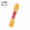 Fio de Algodão Torcido à Mão Estilo Xizang 10m / Pulseira de Borla Tecida à Mão com Contas, Cordão de Algodão Não Elástico