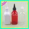 Garrafa transparente com tampa pontiaguda 250ml garrafa quadrada branca com tampa pontiaguda garrafa de cola tampa pontiaguda tampa pontiaguda garrafa de óleo garrafa com bico pontiagudo