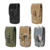 Nueva Bolsa Táctica de Doble Capa para Teléfono Móvil Venta al por Mayor Deportes al Aire Libre Camuflaje Bolsa Táctica de Cintura Nylon Monedero Bolsa Colgante