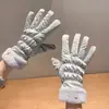 Guantes Calientes Invierno Mujer Pantalla Táctil Forrados de Polar Engrosados Impermeables a Prueba de Frío a Prueba de Viento para Exterior Ciclismo Estudiante Guantes de Esquí