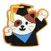 Charms para Tamanco da Temporada de Formatura Transfronteiriça Fivelas de Sapato de Borracha Macia Pvc Acessórios para Sapato Clipes de Sapato de Desenho Animado Destacáveis DIY