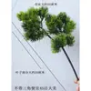 Estilo chinês arte floral em forma de galhos tuia bonsai folhas plásticas folhas de pinheiro cipreste galhos com folhas folhas de pinheiro fabricantes