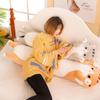 Muñeco de Gato Cilíndrico Largo Nuevo Juguete de Peluche Almohada para Dormir Linda Muñeca Grande para Cama de Niña Muñeca