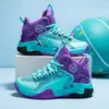 Zapatillas de Baloncesto de Moda para Niños de Caña Alta Otoño Nuevo Estilo para Niños Estudiante Resistentes al Desgaste Profesionales Prácticas Zapatillas Deportivas para Baloncesto