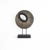 Venta al por mayor de Adornos Decorativos de Escritorio Nórdicos de Diseño de Nicho Vintage Wabi-Sabi con una Sensación de Lujo Ligero y Gama Alta, Adornos de Madera