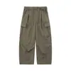 Pantalones Cargo de Estilo Techwear Retro Japonés Rumeng para Hombre Otoño Marca de Tendencia Pierna Ancha Holgados Perezosos Rectos Casuales