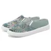 2026 Zapatillas de Casa de Punto Coloridas Zapatos Casuales Verano Moda Exterior Versátiles Zapatillas de Punta Cerrada Zapatillas Diarias Simples Ligeras