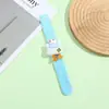 Relógio Brinquedo de Pelúcia Criativo Desenho Animado Fofo com Pulseira de Estalar Presente Pequeno Dia das Crianças Atacado
