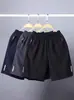 Shorts Masculino de Verão 2026 Estilo Coreano Esportivo Casual Corrida Secagem Rápida Versátil Perna Reta Shorts de Praia Roupa Masculina