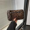 Design Nicho Estampa de Leopardo Moderna Bolsa Pequena para Mulheres 2025 Nova Moda Coreana Corrente Bolsa Quadrada Pequena Bolsa Transversal Versátil