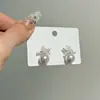 Collar Colgante de Perla con Micro Pavé de Circonita de Cobre para Mujer Moda Elegante Diseño de Nicho Pendientes Cadena para Clavícula de Gama Alta Accesorios