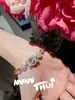 Juego de Banquete para Joyería Base de Flor Arreglo de Diamantes de 3 Quilates Pulsera Fragancia de Jardín Completa Belleza Durmiente Turquesa Semilla de Granada Adornos de Mano