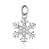 Adornos de Navidad Pulsera DIY Colgante de Copo de Nieve Collar Hecho a Mano Colgante Colorido Adornos Navideños Colgante de Regalo