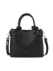 2026 Nova Bolsa Feminina de Tecido Versátil para o Dia a Dia Bolsa de Mão Tendência Bolsa de Ombro Pequena Nicho Sensação de Luxo Bolsa de Ombro Única Cheia