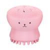 Cepillo facial de silicona con forma de pulpo, cepillo de limpieza facial de masaje de doble cara, cepillo de limpieza facial de silicona con forma de medusa, cepillo facial pequeño con forma de pulpo.