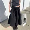 Falda Elegante de Verano Nueva Estilo Francés Dongdaemun Ins con Pliegues y Cordón Adelgazante de Longitud Media