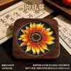 Patrón DIY Dunguang para el Año del Caballo, Kit de Materiales para Posavasos de Pintura Esmaltada, Regalo Hecho a Mano de Cloisonné Patrimonio Cultural Inmaterial