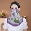 Proteção Solar de Verão Novo Estilo Máscara de Proteção para o Pescoço, Colete Pequeno, Véu Fino Respirável de Verão, Cobertura Facial, Proteção para o Pescoço, Véu de Proteção Solar