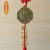 Novo Pingente Bagua Fu Caractere Pixiu Cobre Puro Moedas dos Cinco Imperadores Pingente de Sorte para Casa Decoração de Interior