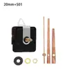 Movimiento de reloj silencioso DIY en stock transfronterizo, eje largo, segundero continuo, movimiento para reloj de pared, 4 tipos de manecillas de madera de nogal, movimiento de reloj