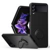 Adecuado para Funda de Teléfono Móvil Samsung Z Flip7 Anillo Integrado con Tapa Magnética Flip6/5/4/3 Cubierta Protectora Integral Anti-Caída