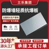 FÁBRICA DE ORIGEN Tablero a prueba de explosiones panel ignífugo muro ignífugo y a prueba de explosiones tablero ligero a prueba de explosiones 9.5mm compuesto de cemento de fibra placa de acero galvanizado