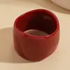 Pulsera Ancha Irregular Acrílica con Onda Difuminada Pulsera Simple Fresca de Moda Joyería de Mano de Nicho de Alta Gama para Mujeres