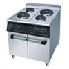Fogão elétrico Jiaster V7-TE-4 de quatro bocas com base de armário (placa redonda) fogão elétrico fogão de indução cozinha ocidental