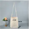 Bolsa de lona blanca bolsa de mano entrenamiento academia de repaso bolsa de mano en blanco personalizada bolsa de tela diy estudiante sentido de último año