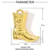 Tendencia de moda moto palma rhinestone diy titanio acero colgante mujer tacones altos puño acero inoxidable joyería colgante