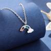 Collar Elegante de Moda Estilo Coreano con Diamantes Arcoíris Coloridos Personalizado para Mujer