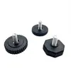 Patas de Soporte para Muebles Ajustables con Tornillo M8, Pies Ajustables para Suelo, Almohadillas para Patas de Mesa, Pies con Ajuste de Altura, Pies Antideslizantes para Estanterías