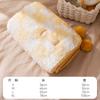 Manta de Franela para Mascotas Estilo Crema Gato Alfombra Especial Gato Otoño e Invierno Esterilla de Leche Gato