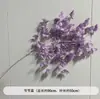 Flores Artificiales Moradas de Boda Elegante Boda Compromiso Banquete Montaje Techo del Salón de Bodas Decoración de Flores Artificiales Escenario Flores Guía de Camino