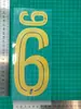 25-26 Lyon Colección 75 Aniversario Ropa Infantil Grado B Número de Jersey Letra Estampado de Transferencia Térmica Número Pegatina de Transferencia Térmica