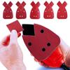Orelhas de Coelho em Forma de Cauda de Andorinha Lixa de Polimento de 4 Furos Guangdong Móveis Polimento a Seco Lixa Triangular Aveludada Lixa Vermelha