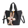 Bolso Cubo Retro Texturizado Estilo Coreano para Mujer Otoño e Invierno 2025 Nuevo Nicho Lujo Accesible Versátil Estilo Extranjero Bolso de Hombro Único Cruzado