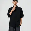 Camisa Larga de Manga Larga Estilo Americano para Hombre, Top Fresco Hawaiano de Marca de Moda para Verano, Cárdigan Casual para Niños, Camiseta Interior