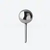 Pendientes de Titanio F136, Pendientes de Nariz, Cabezal de Repuesto, Perforado, Diamante de Circonita 5A, Cabezal para Piercing de Labio