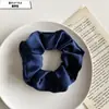 Diadema de pelo de intestino grueso estilo francés ins simple satén vintage anillo de intestino grueso de cerdo cuerda para el pelo de salchicha gorda bm femenina morado diadema estilo coreano
