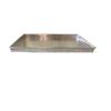 Placa rectangular de aleación de aluminio de ángulo recto cuadrado artificial personalizado placa para hornear antiadherente placa para pastel de escalera plato para pastel galletas horneado en seco