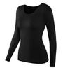 Conjunto de Ropa para la Belleza de la Piel con Ácido Hialurónico en Vivo, Manga Larga, Antiestático, Sin Costuras, Térmico, Ropa Interior, Camiseta de Capa Base para Mujer, Invierno
