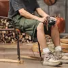 Pantalones cortos de trabajo funcionales para exteriores para hombre, estilo fino de verano, marca de moda, corte holgado, nuevo modelo 2026, pantalones casuales de longitud media para hombre