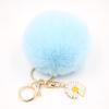 Venta Caliente Llavero Colgante Bola de Pelo de Margarita Moda para Mujer Bolso Felpa Monedero Coche Colgante Girasol