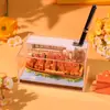 Calendario de Escultura en Papel Hongyadong de Chongqing Adorno de Escritorio Estilo Chino Nuevo Bloc de Notas 3D Regalo Cultural Creativo del Área Escénica