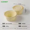 Cajas desechables para llevar, recipientes de comida hechos a medida, cajas para llevar a base de almidón de maíz, tazones de sopa biodegradables de grado alimenticio