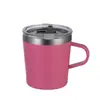 Taza Nueva de Acero Inoxidable 304 con Asa, Taza Mini Doble Pared para Coche, Taza de Café Portátil de Oficina para Negocios