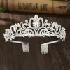 Venta Caliente Transfronteriza Corona de Novia para el Cabello con Diamantes de Cristal Corona de Cumpleaños Tiara Diadema para Actuación Infantil Accesorios para el Cabello