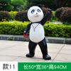 Escultura de Fibra de Vidro Reforçada com Plástico de Panda Gigante Kung Fu de Futebol Desenho Animado Decorações de Paisagem para Pátio Externo Gramado Parque Floresta